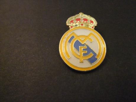 Real Madrid Spaanse voetbalclub logo ( gele rand)